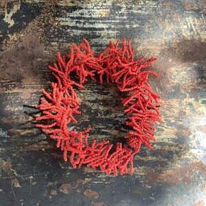 Branch Coral Design Glass Bead Necklace